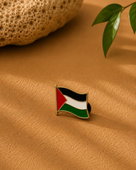 بروش معدني علم فلسطين للملابس